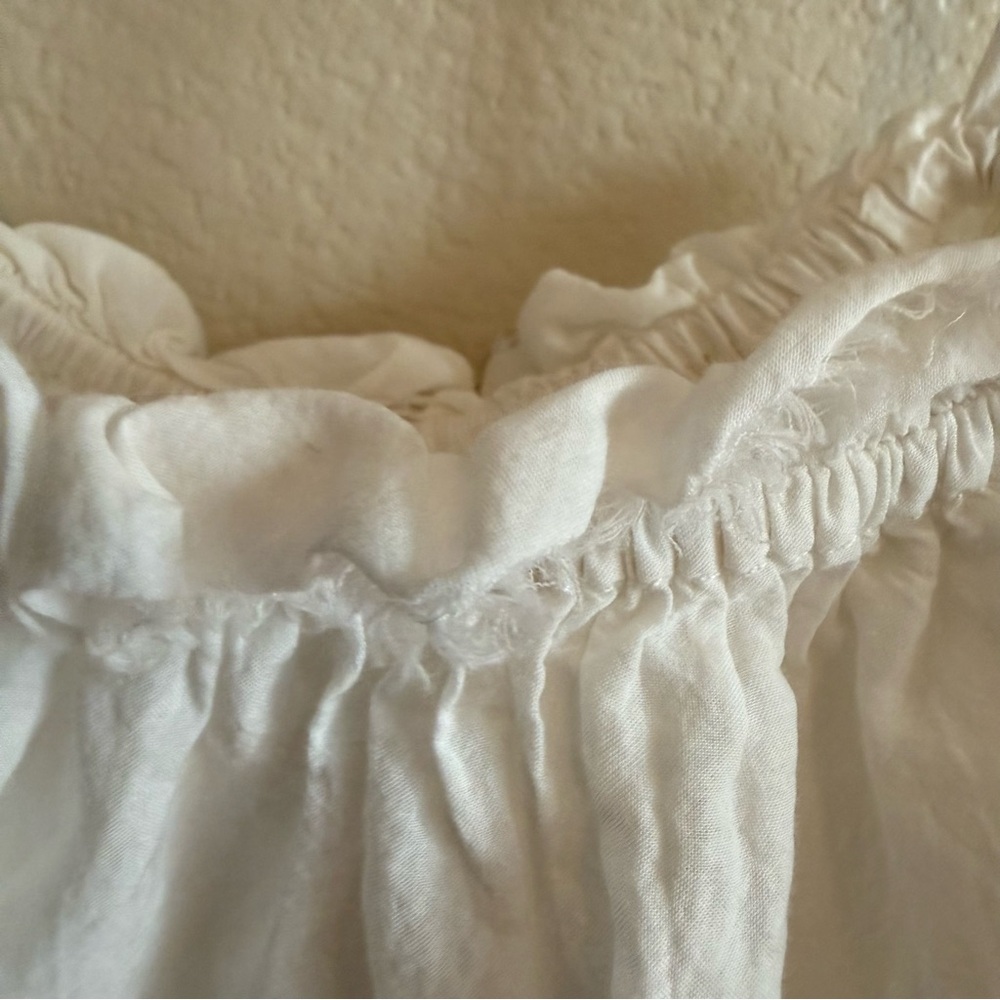 Pilcro Elegant White Ruffled Chemise - Picture 10 of 11